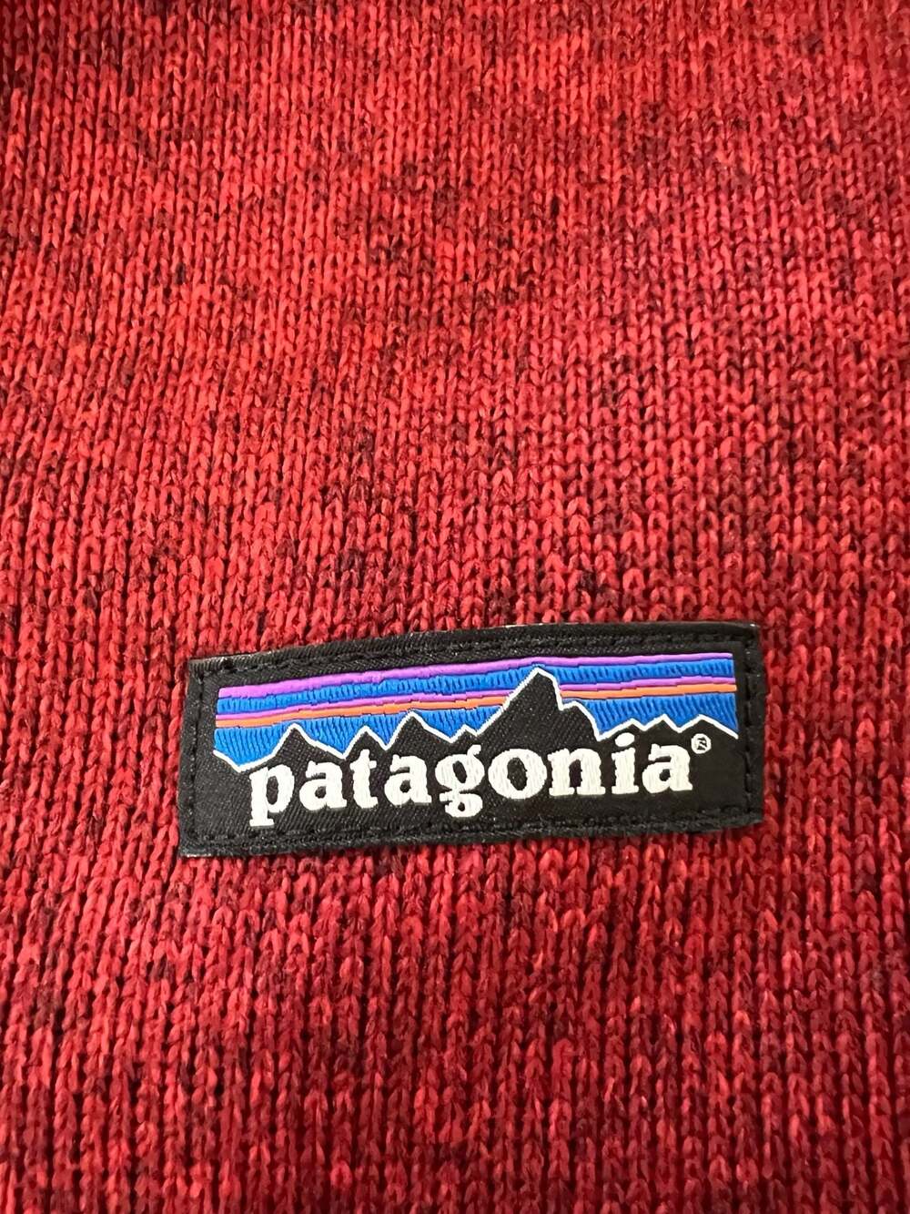 Patagonia Men's Better Sweater 1/4-Zip Fleece Pullover, Red - Picture 4 of 7